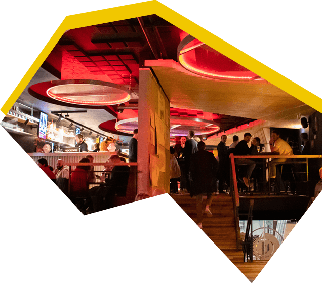 Interieur van de Van Moll Bar